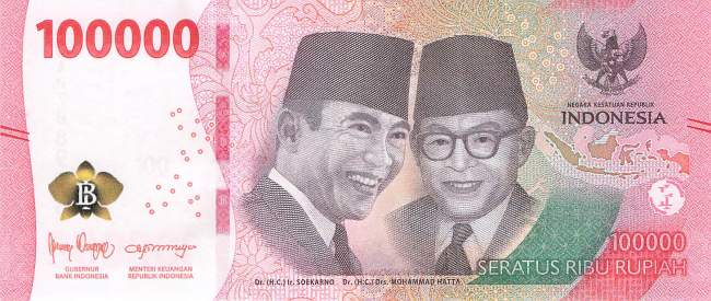 Indonesien 100.000 Rupiah 2022 p168